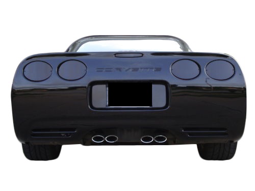 C5 1997-2004 Chevrolet Corvette Acrylic Rear Blackout Kit - 7-Piece Set - CA