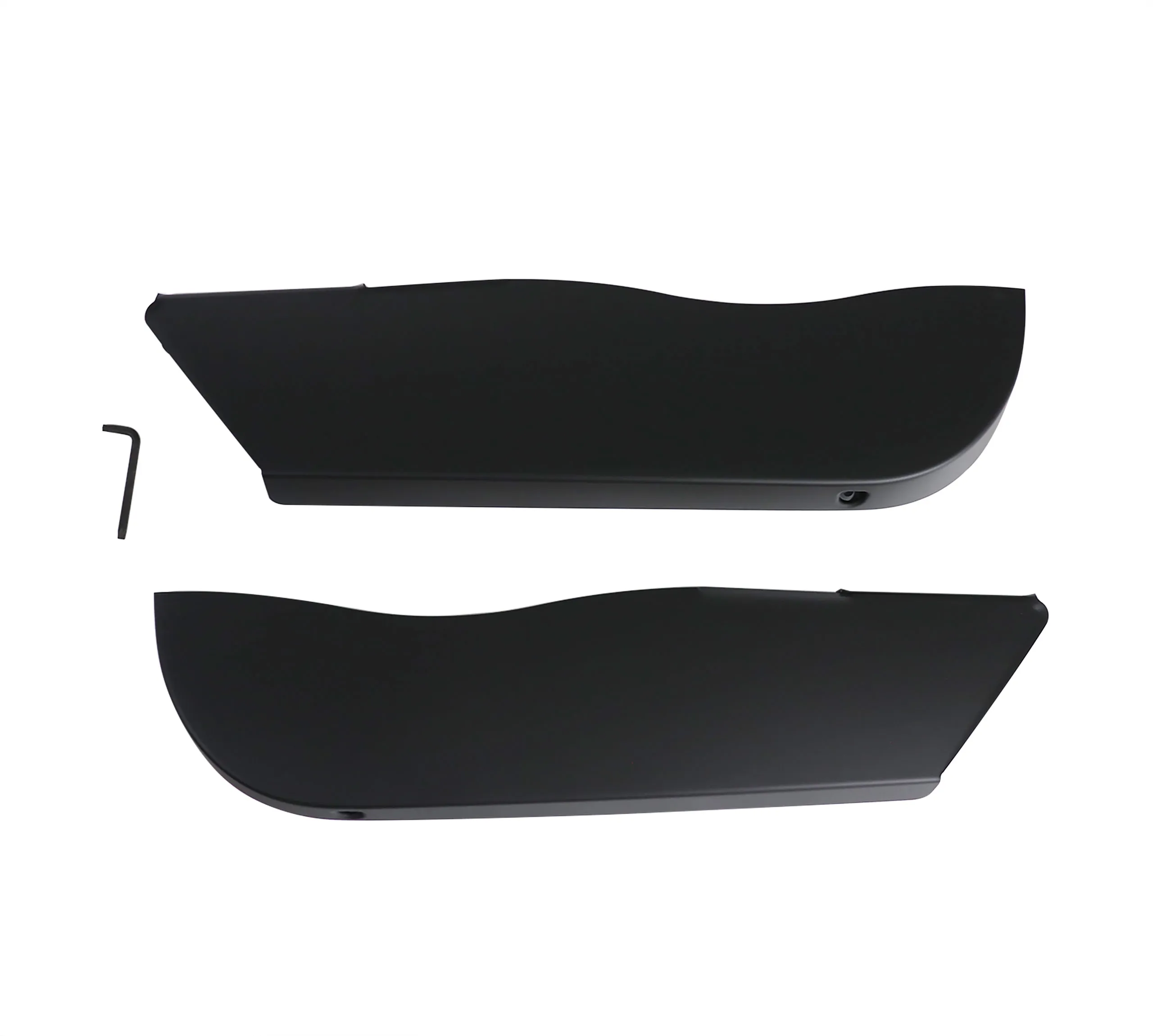 C7 2014-2019 Chevrolet Corvette Door Kicker Protection Covers - Black - Auto Accessories Of America