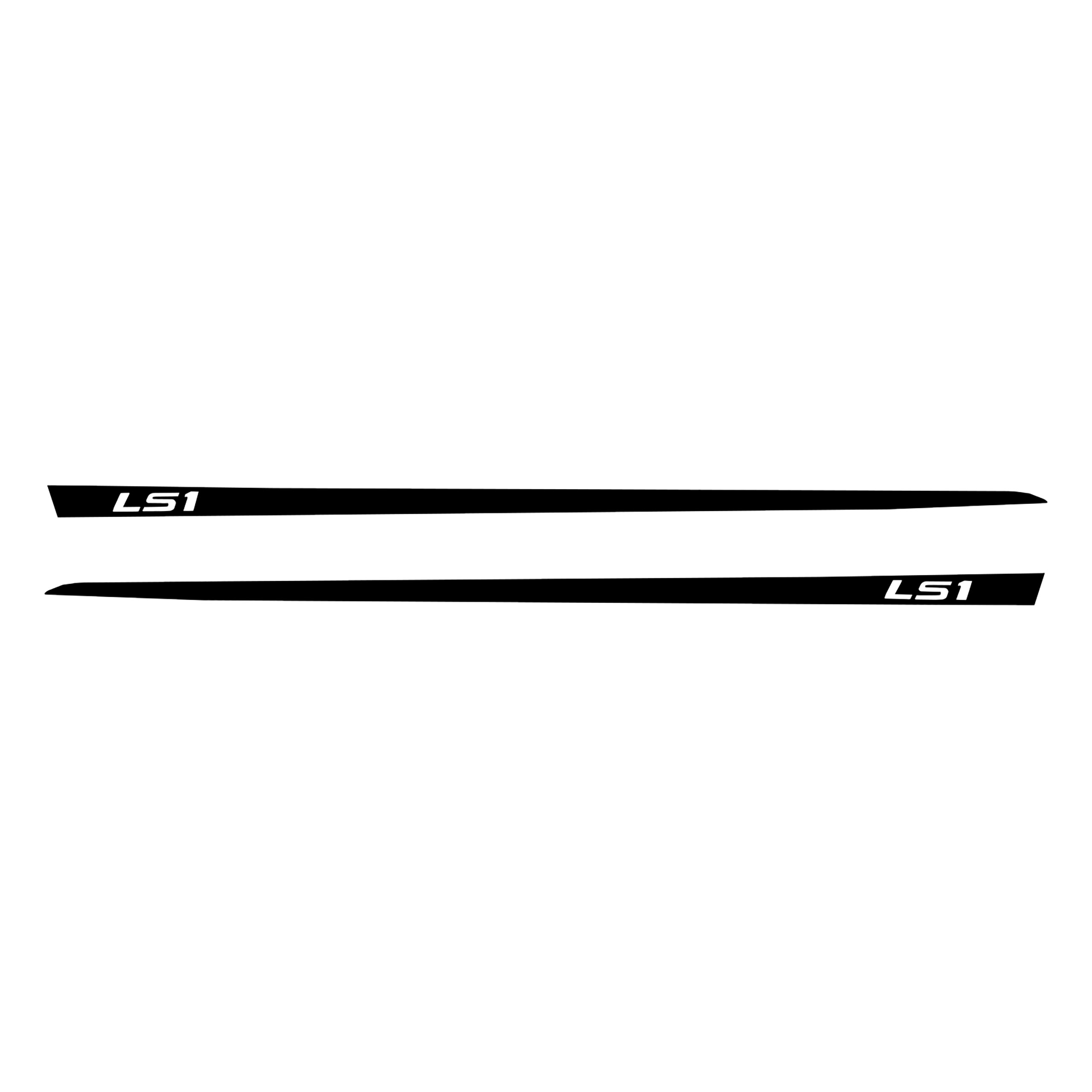 C5 1997-2004 Chevrolet Corvette Hood Stripe Decals - Choose Style & Color - CA