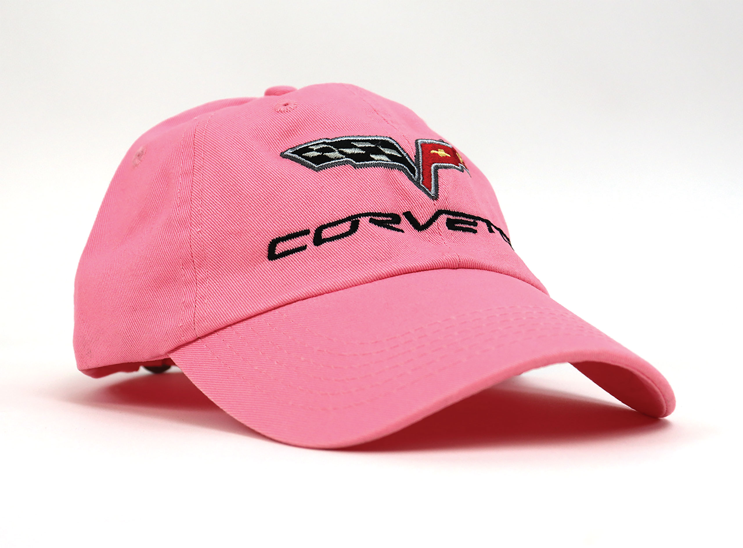 C6 2005-2013 Chevrolet Corvette Cap. Pink W/C6 Logo - Solid Color - Auto Accessories of America