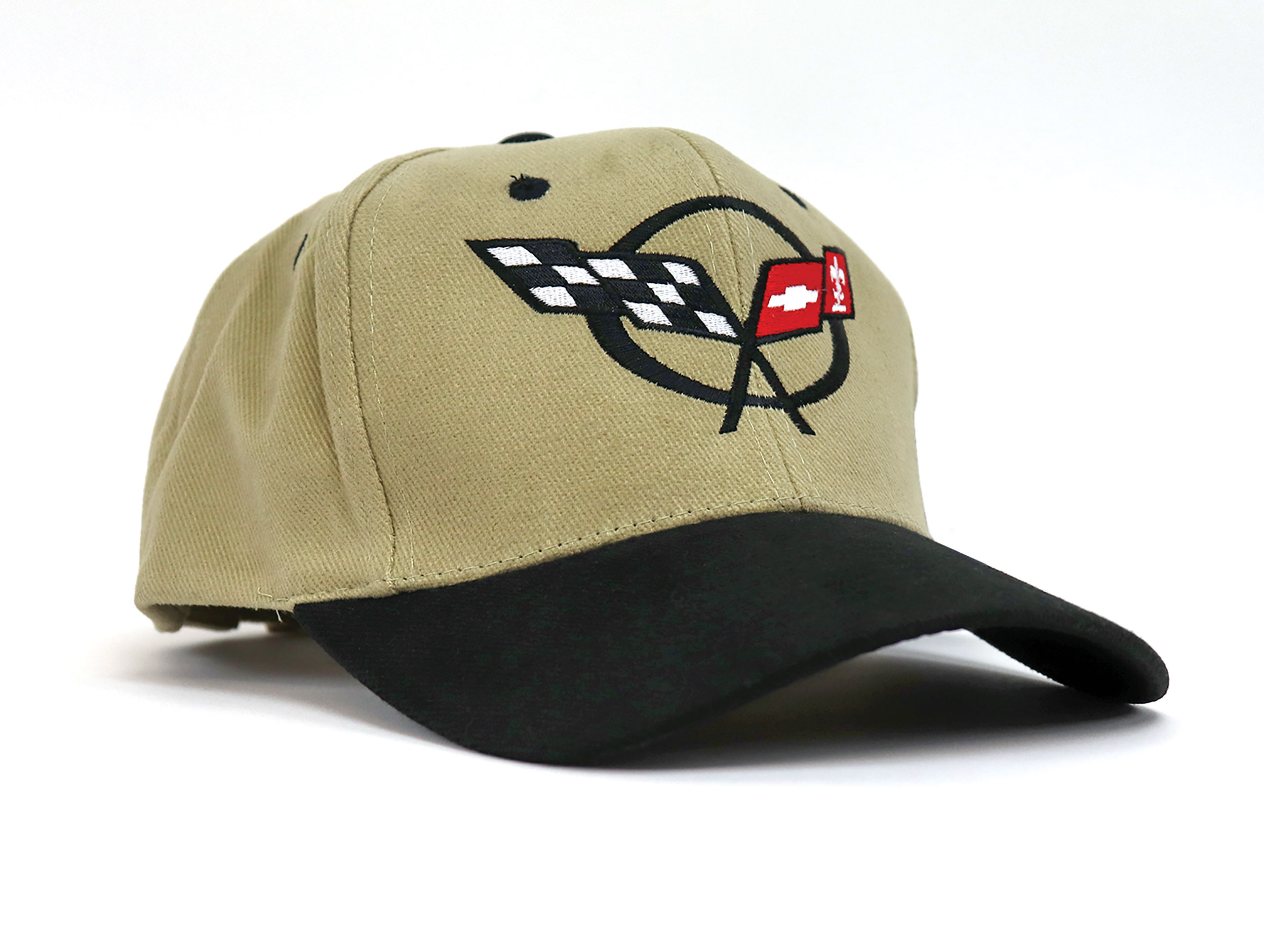 C5 1997-2004 Chevrolet Corvette Cap. Tan W/C5 Logo & Black Rim - Auto Accessories of America