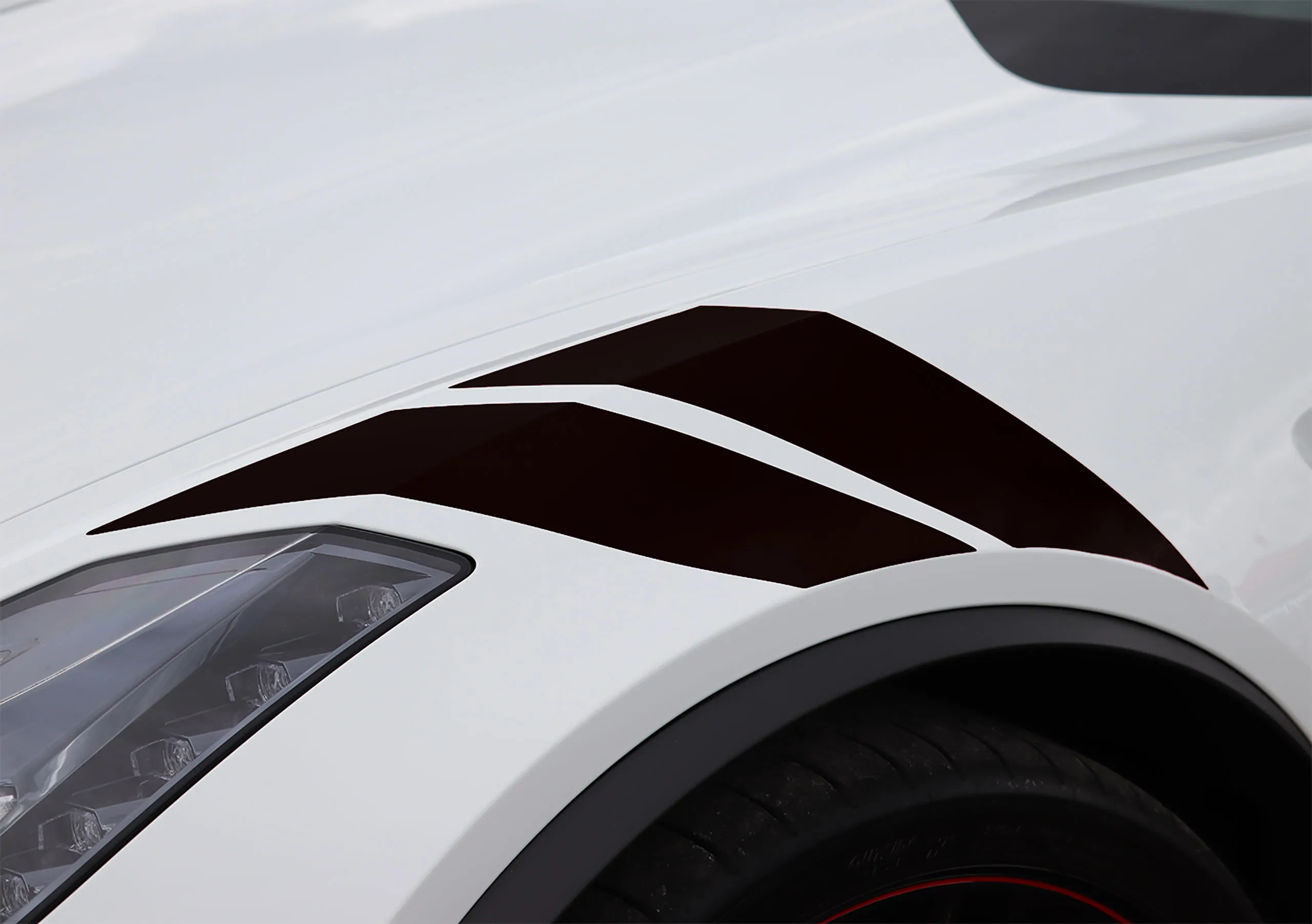 C7 2014-2019 Chevrolet Corvette Grand Sport Style Fender Accent Stripes - Choose Application & Color - CA