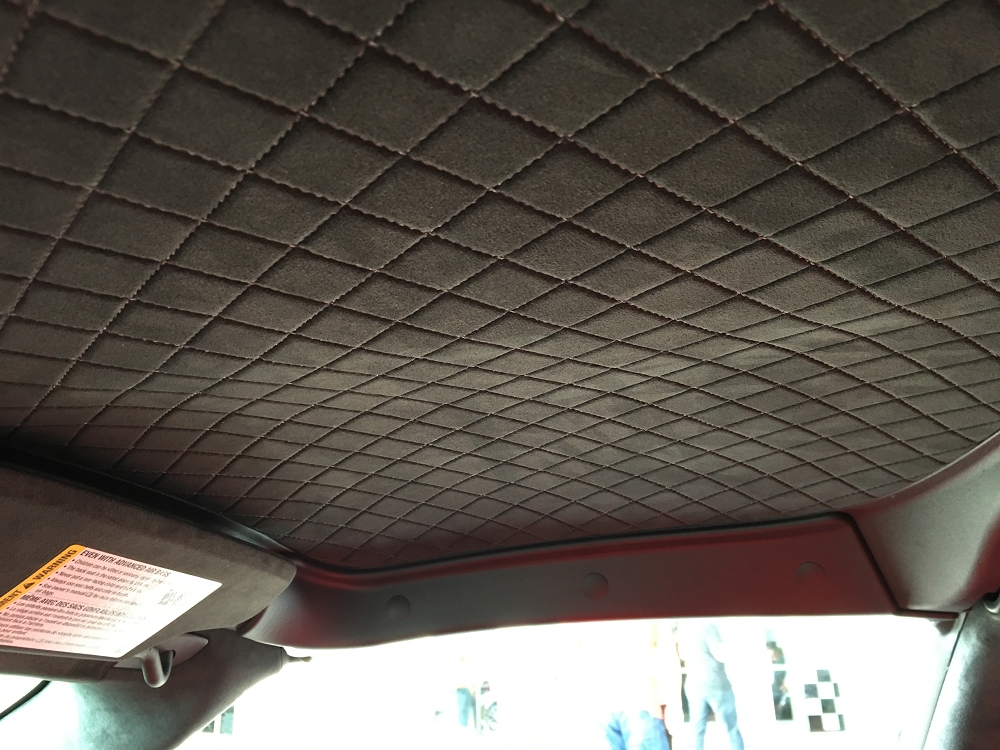 C7 20142019 Chevrolet Corvette 3LT Diamond Pattern Suede Headliner