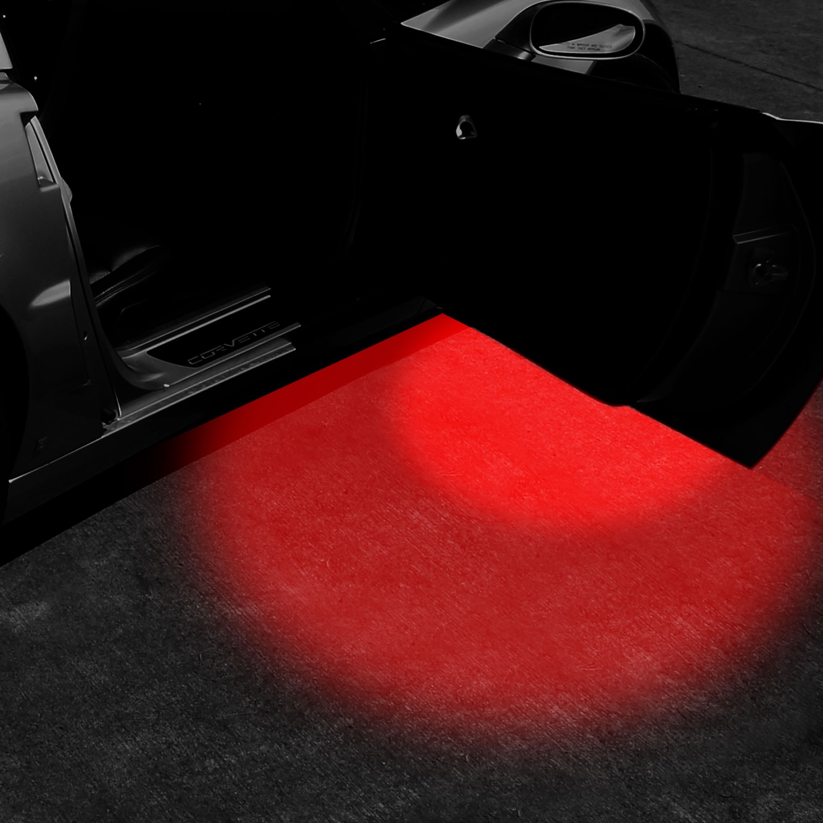 2005-2019 Chevrolet Corvette Superbright Under Door LED Kit - Choose Style & Color - CA