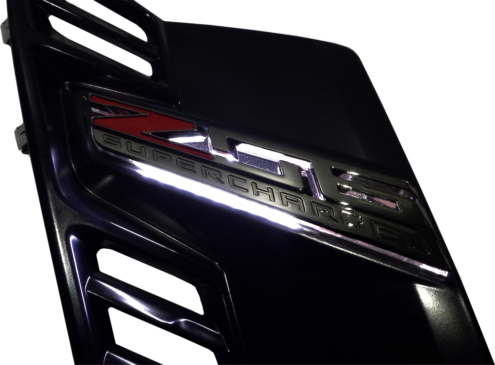 C7 2015-2019 Chevrolet Corvette Factory LED Side Fender Emblem Lighting Effects - Pair - Choose Color - CA