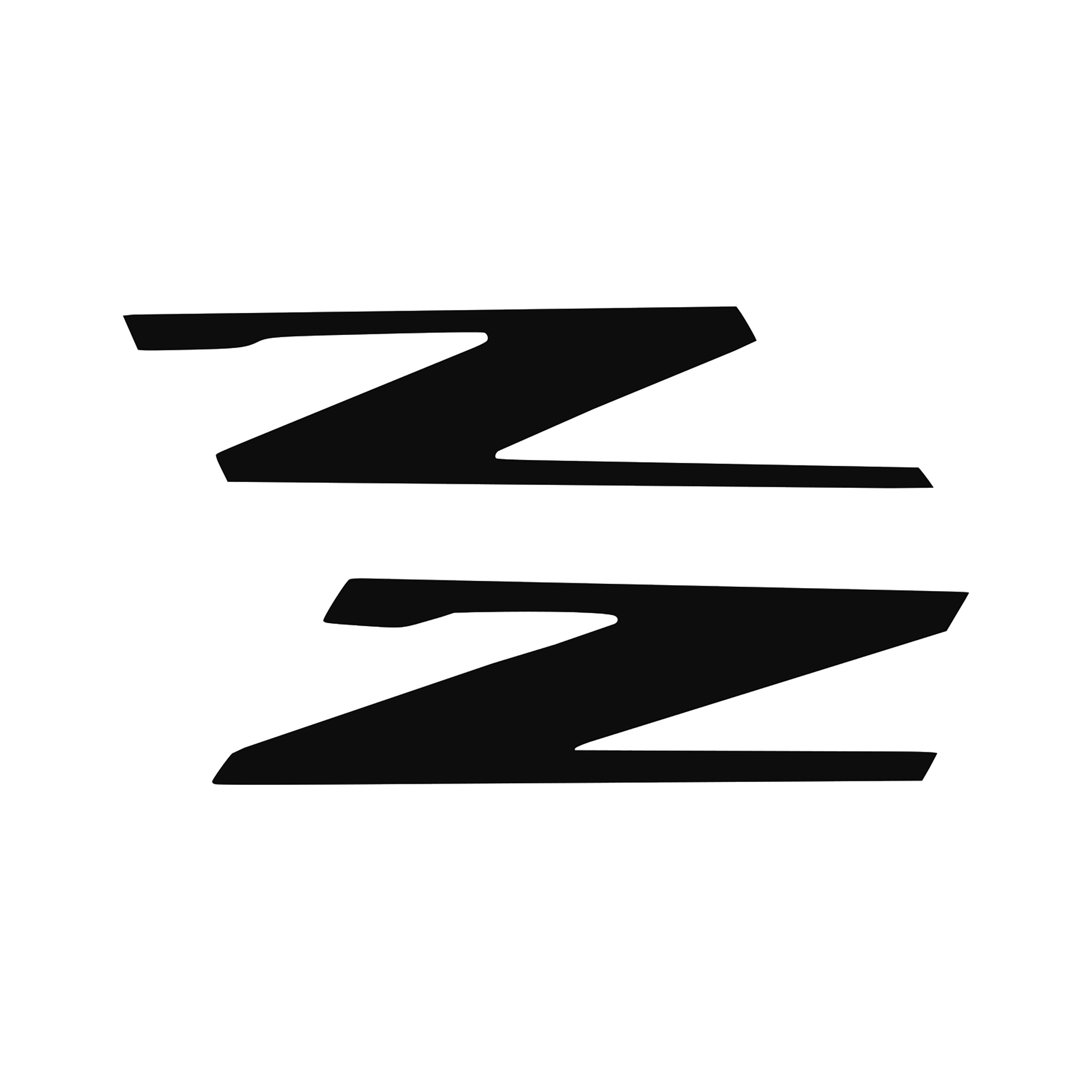 C7 2015-2019 Chevrolet Corvette Vinyl Letter Z Overlay Emblem Inserts - Pair - Choose Color - CA