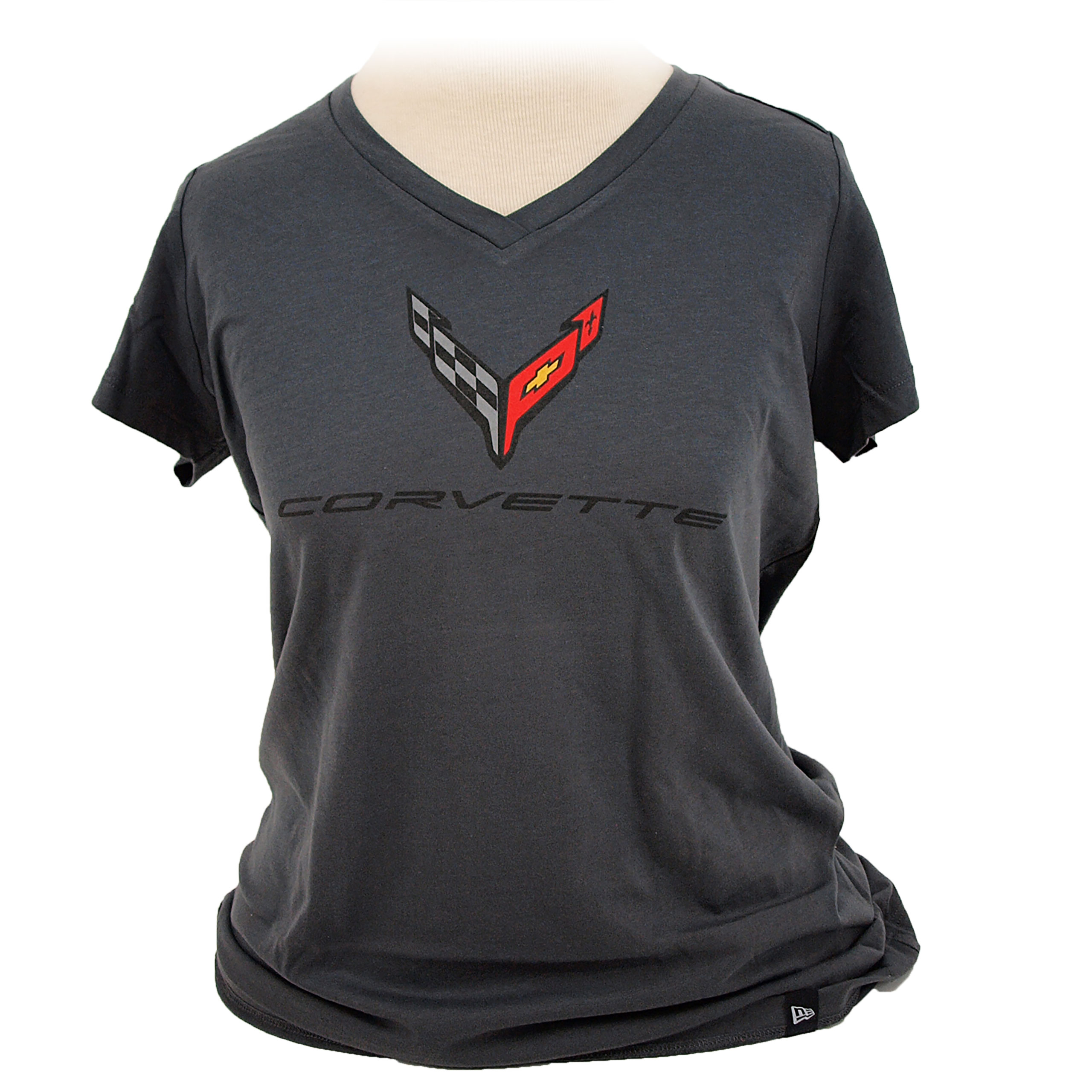 C8 2020-2024 Chevrolet Corvette Ladies C8 Next Generation V-Neck T-Shirt - Choose Size & Color - Auto Accessories Of America
