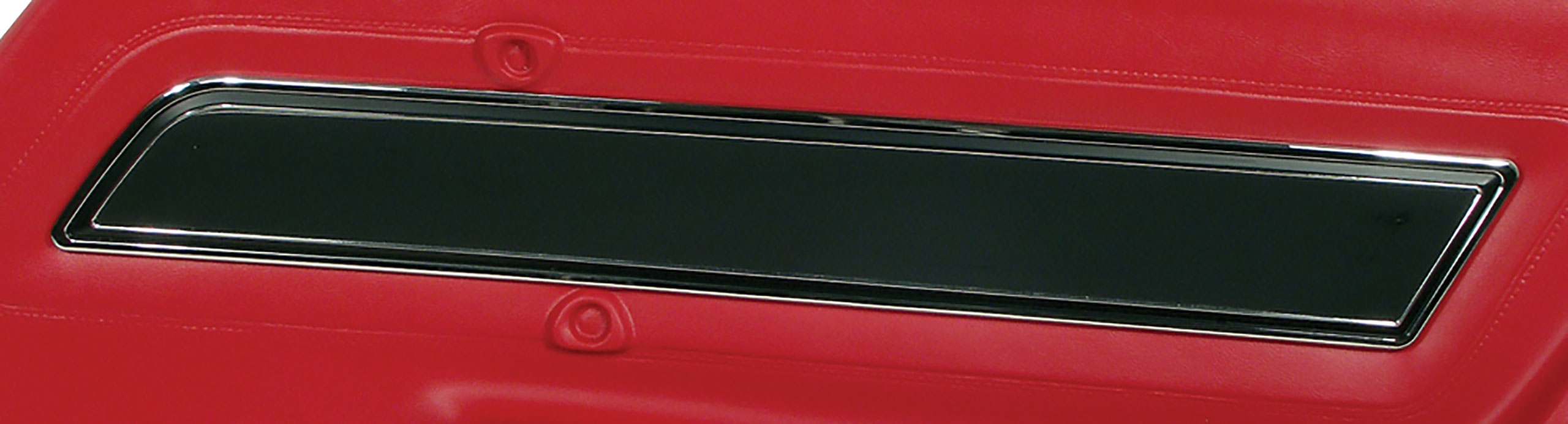 C3 1977 Chevrolet Corvette Door Panel Insert Plate W/Black Insert. RH - CA