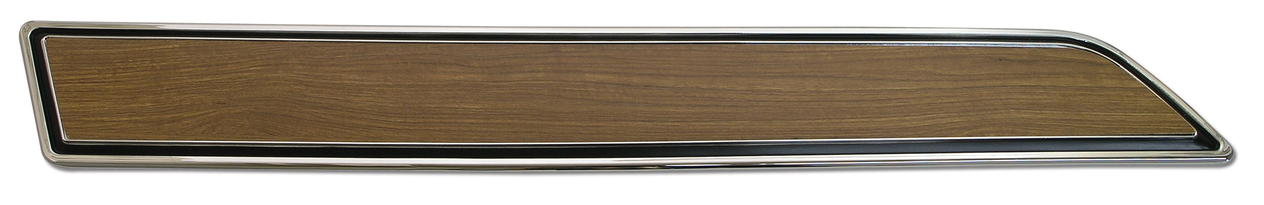 C3 1976 Chevrolet Corvette Door Panel Insert Plate W/W/Teak Insert. LH - CA