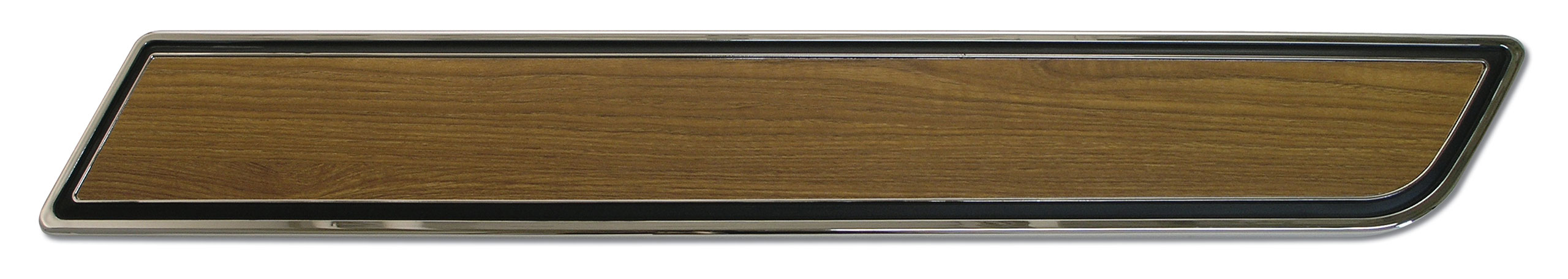 C3 1976 Chevrolet Corvette Door Panel Insert Plate W/W/Teak Insert. RH - CA