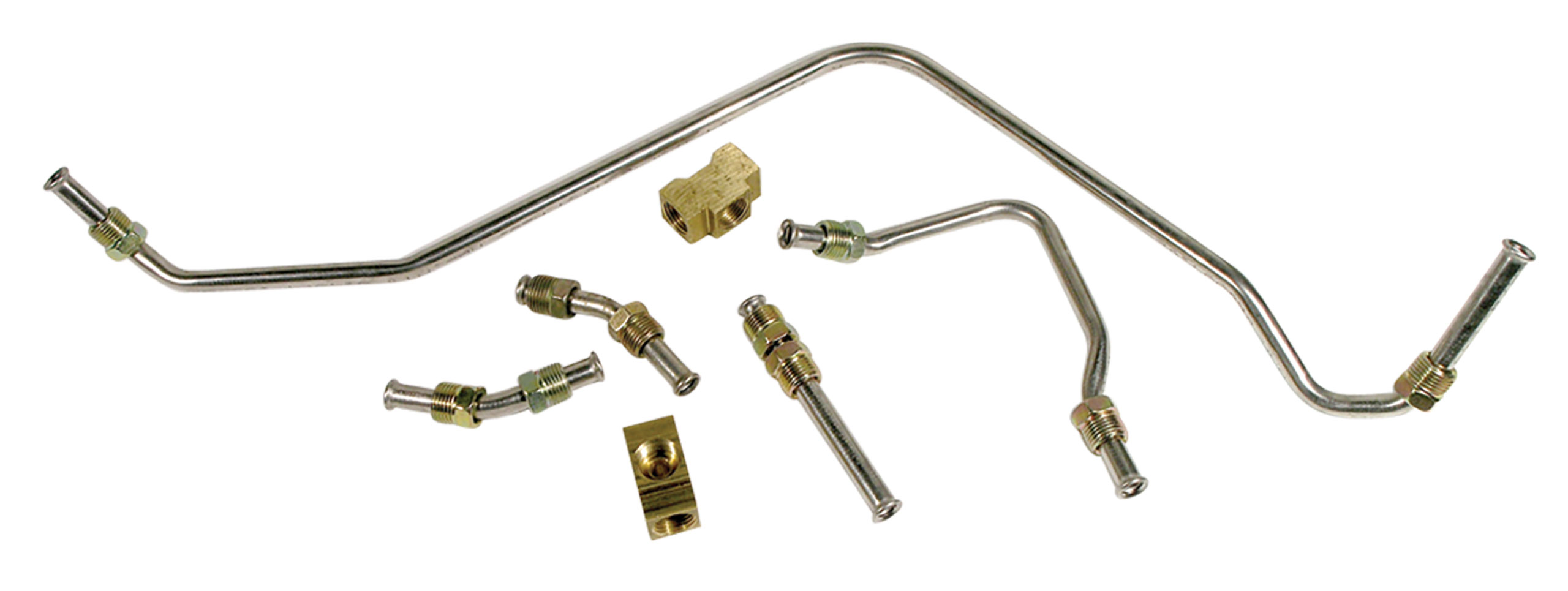 C3 1968-1969 Chevrolet Corvette Gas Line. Stainless Steel - Pump To Carburetor 400hp & 435hp - The Right Stuff
