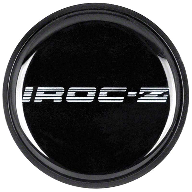 Third Generation 1985-1987 Chevrolet Camaro IROC-Z Wheel Center Cap Emblem - Silver/Black  - 14066938 - OER
