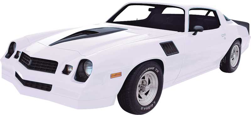 Second Generation 1978-1981 Chevrolet Camaro Ground Effects Kit - Urethane - 6 Piece Set W/Hardware - C15255 - OER