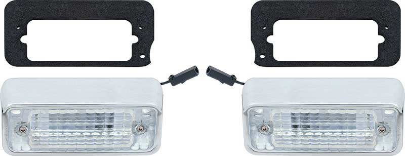 First Generation 1969 Chevrolet Camaro RS Back Up Lamp Set - R366 - OER
