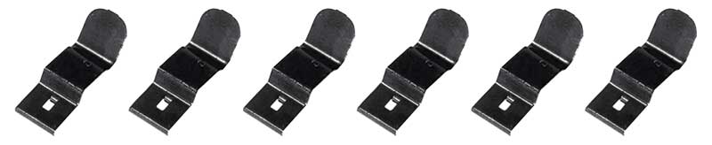 First Generation 1969 Chevrolet Camaro Dash Pad Mounting Clips - Set of 6 Clips - R849 - OER