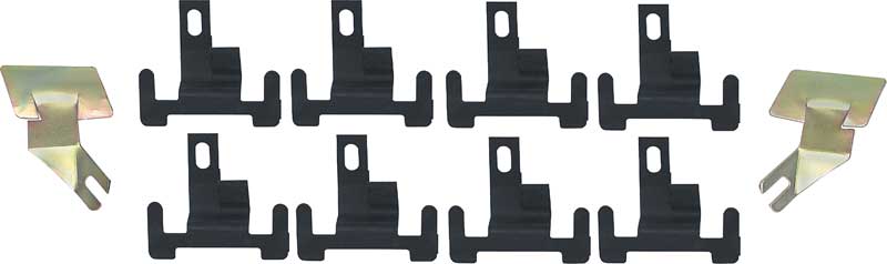 First Generation 1967-1969 Chevrolet Camaro Windshield Molding Clip Set - Lower - 10-Piece  - K527 - OER