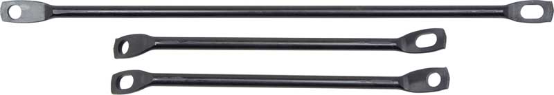First Generation 1967-1968 Chevrolet Camaro Front Spoiler Bracket Set - 3 Piece Set - K909 - OER