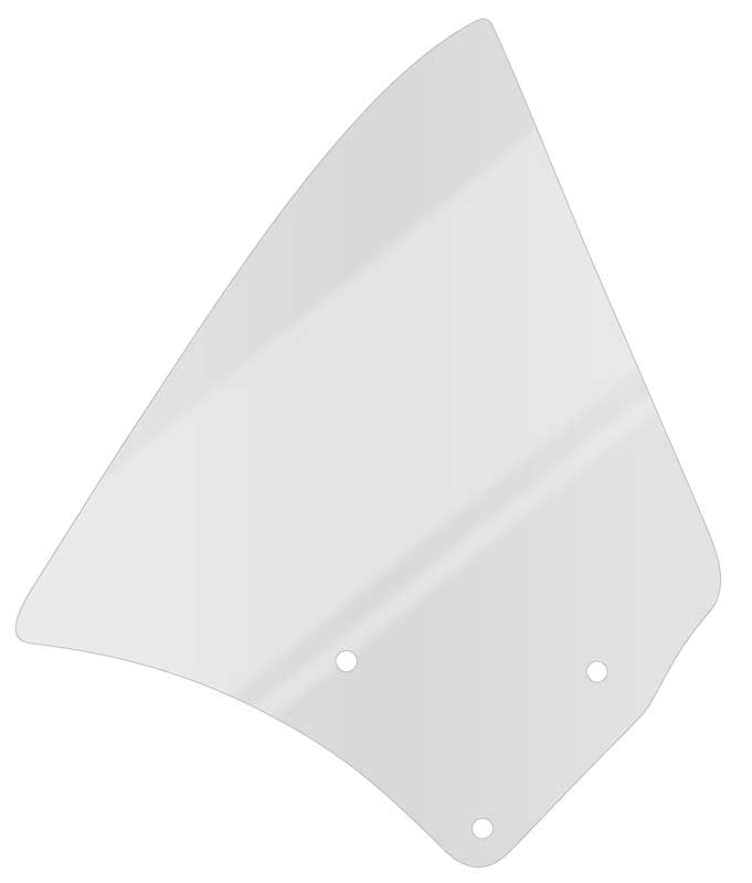 First Generation 1967-1969 Chevrolet Camaro Rear Quarter Window Glass - Coupe - Choose Application & Color - OER