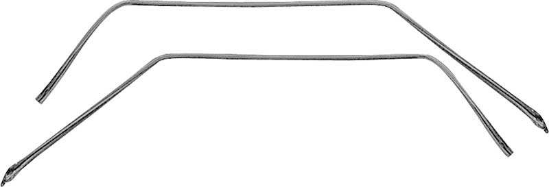 1967-1992 Chevrolet Camaro Roof Rail Weatherstrip - Coupe - Pair - Choose Application - OER