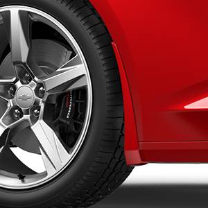 Sixth Generation 2016-2024 Chevrolet Camaro Front Molded Splash Guards - Red Hot - 23436518 - General Motors
