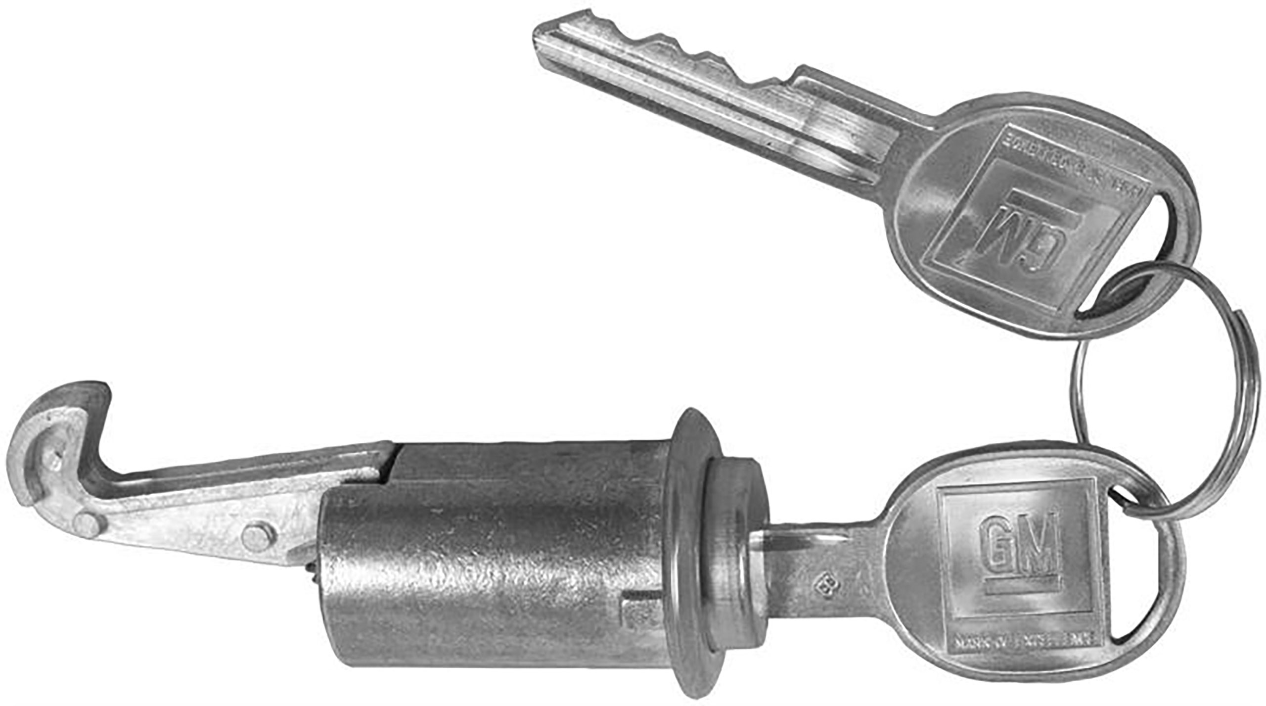First Generation 1967-1968 Chevrolet Camaro Glovebox Lock, Oval Head Keys - Auto Accessories of America