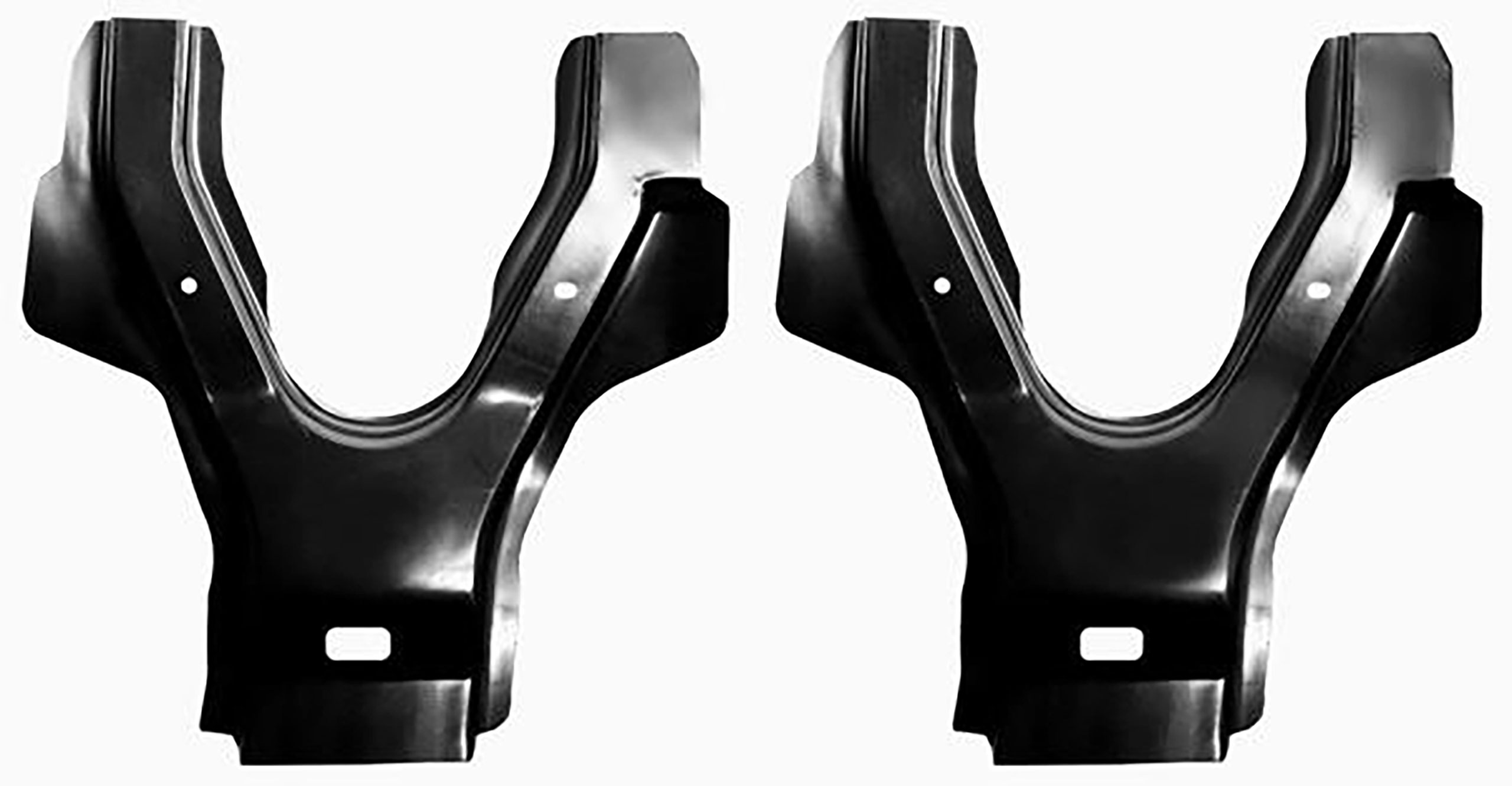 First Generation 1967-1969 Chevrolet Camaro Rear Seat Braces - 1001D - Dynacorn