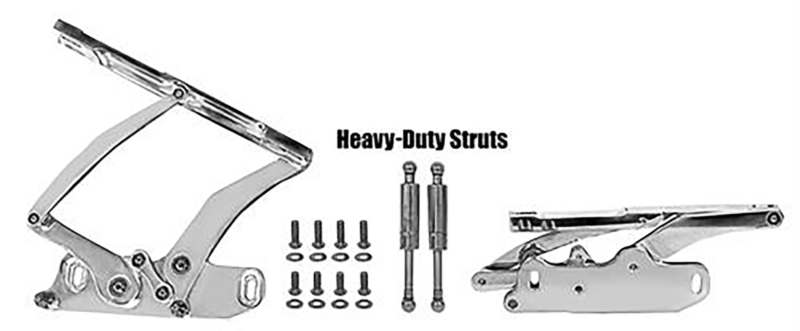 First Generation 1967-1969 Chevrolet Camaro Billet Hood Hinges - BH01 - Dynacorn