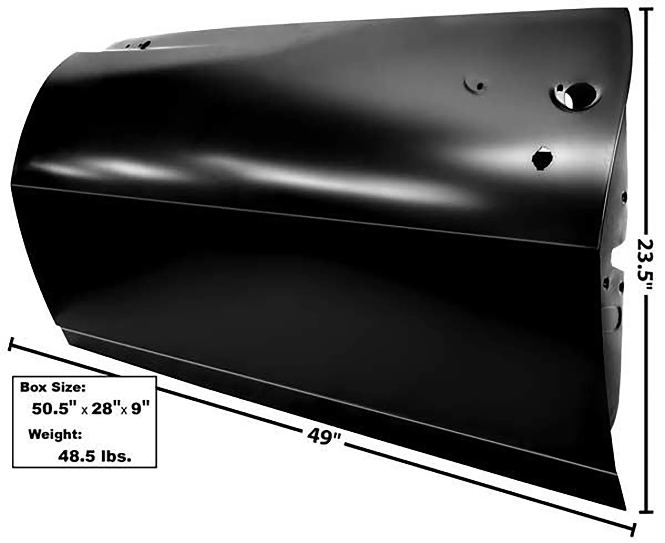 First Generation 1968 Chevrolet Camaro Door Shell, LH - 1076D - Dynacorn