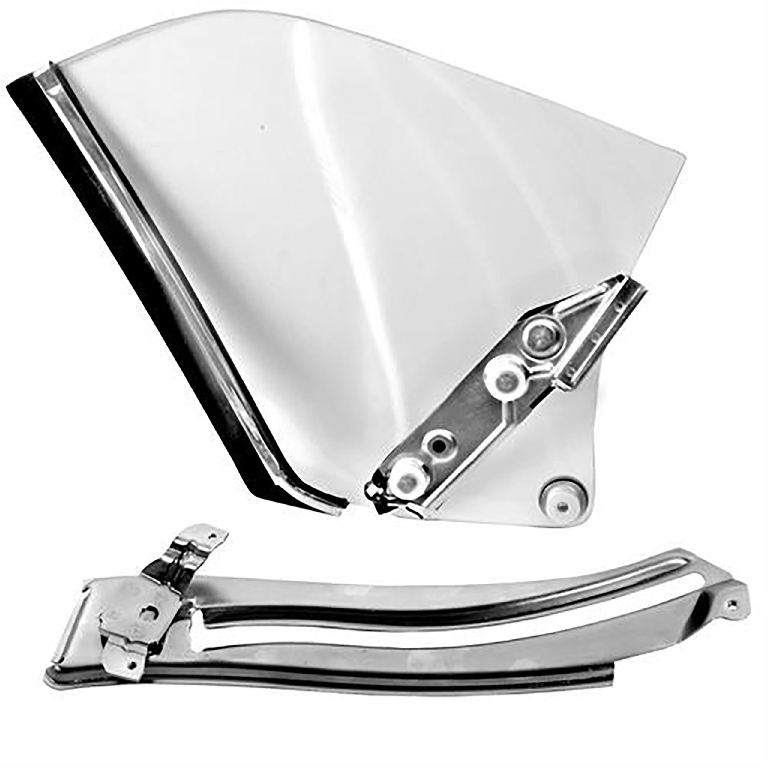 First Generation 1968-1969 Chevrolet Camaro Convertible Quarter Window Assembly, RH - 1076J - Dynacorn