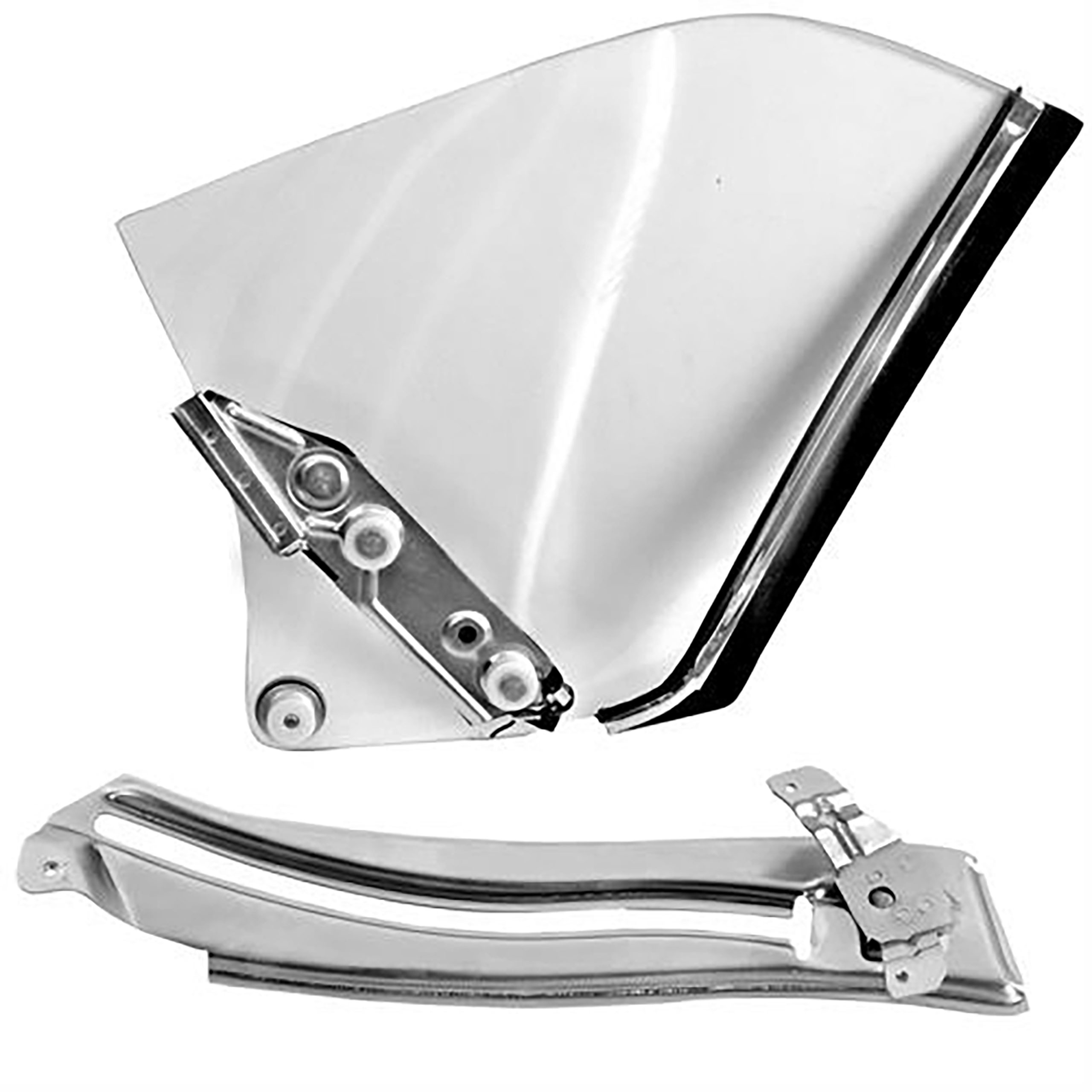 First Generation 1968-1969 Chevrolet Camaro Convertible Quarter Window Assembly, LH - 1076K - Dynacorn