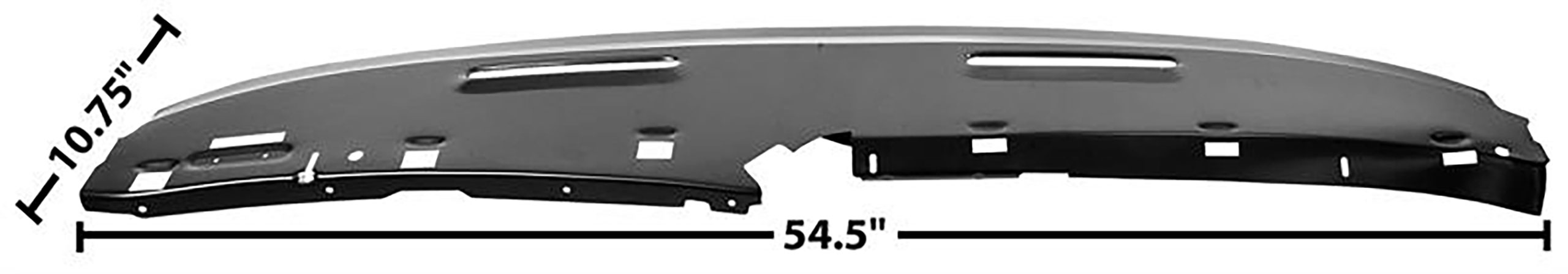First Generation 1969 Chevrolet Camaro Custom Smooth Upper Dash Panel - 1068EE - Dynacorn
