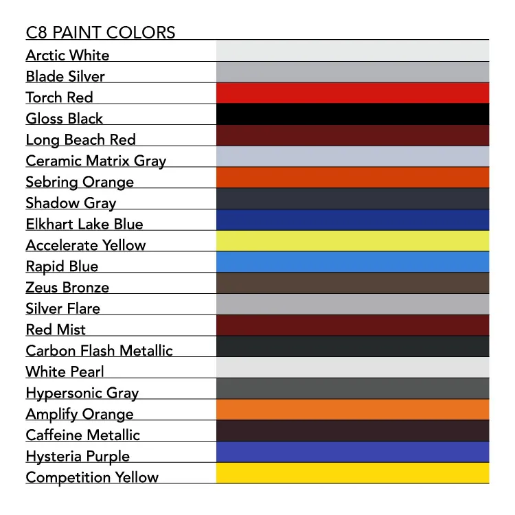 C8 2020-2024 Chevrolet Corvette Custom Painted Stainless Steel Hood Panel Badges - Crossed Flags & Corvette Scri - American Car Craft