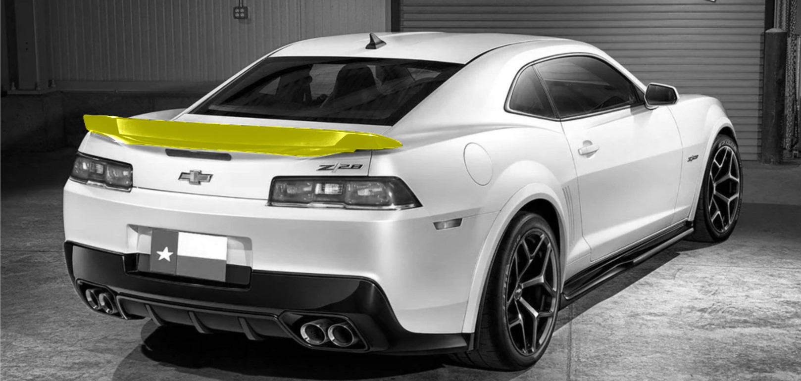 Fifth Generation 2014-2015 Chevrolet Camaro OEM Color Matched Factory Flush  Spoiler - Choose Color - Auto Accessories Of America