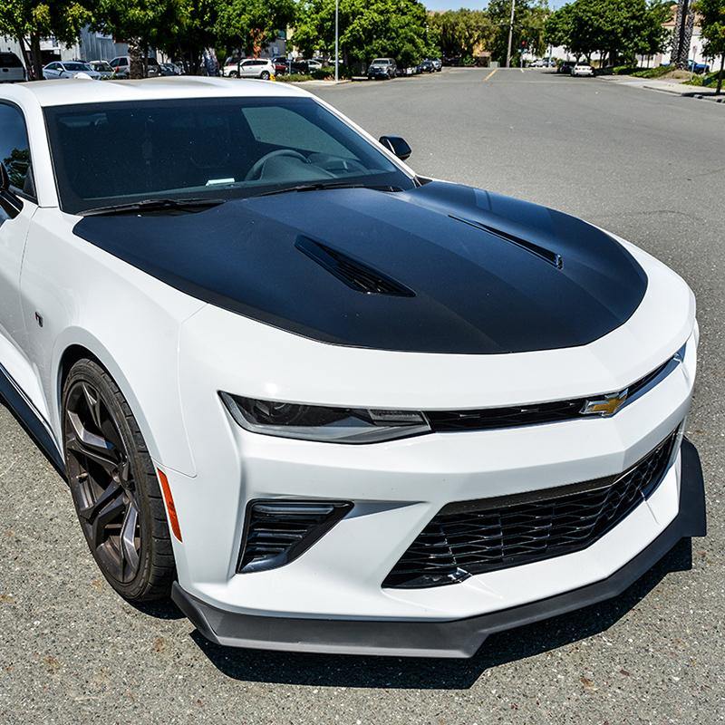 Sixth Generation 2016-2022 Chevrolet Camaro Facelift Front Splitter - ABS Plastic - Gloss Black - EOS