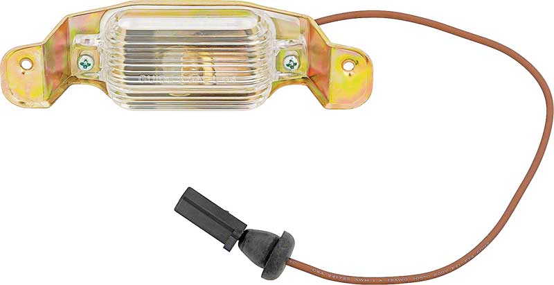 First Generation 1967-1969 Chevrolet Camaro Rear License Lamp Assembly - 911576 - OER