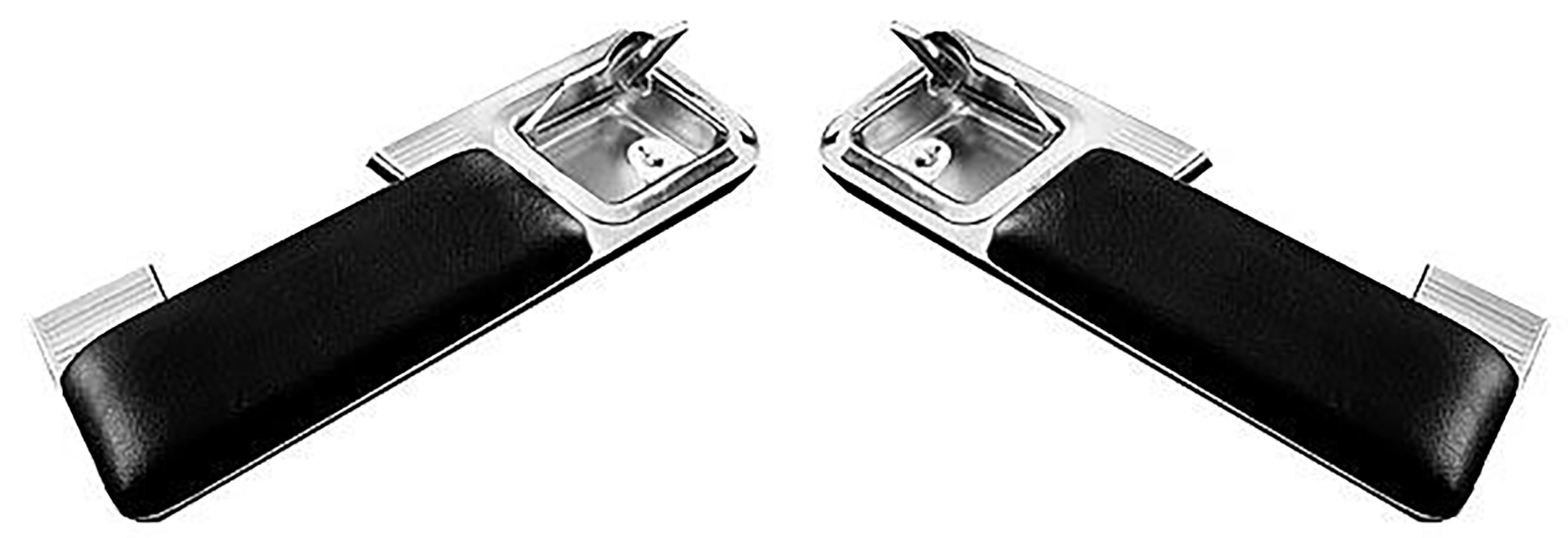 First Generation 1966-1967 Chevrolet Chevelle Rear Arm Rest Assemblies - M1040L - Dynacorn