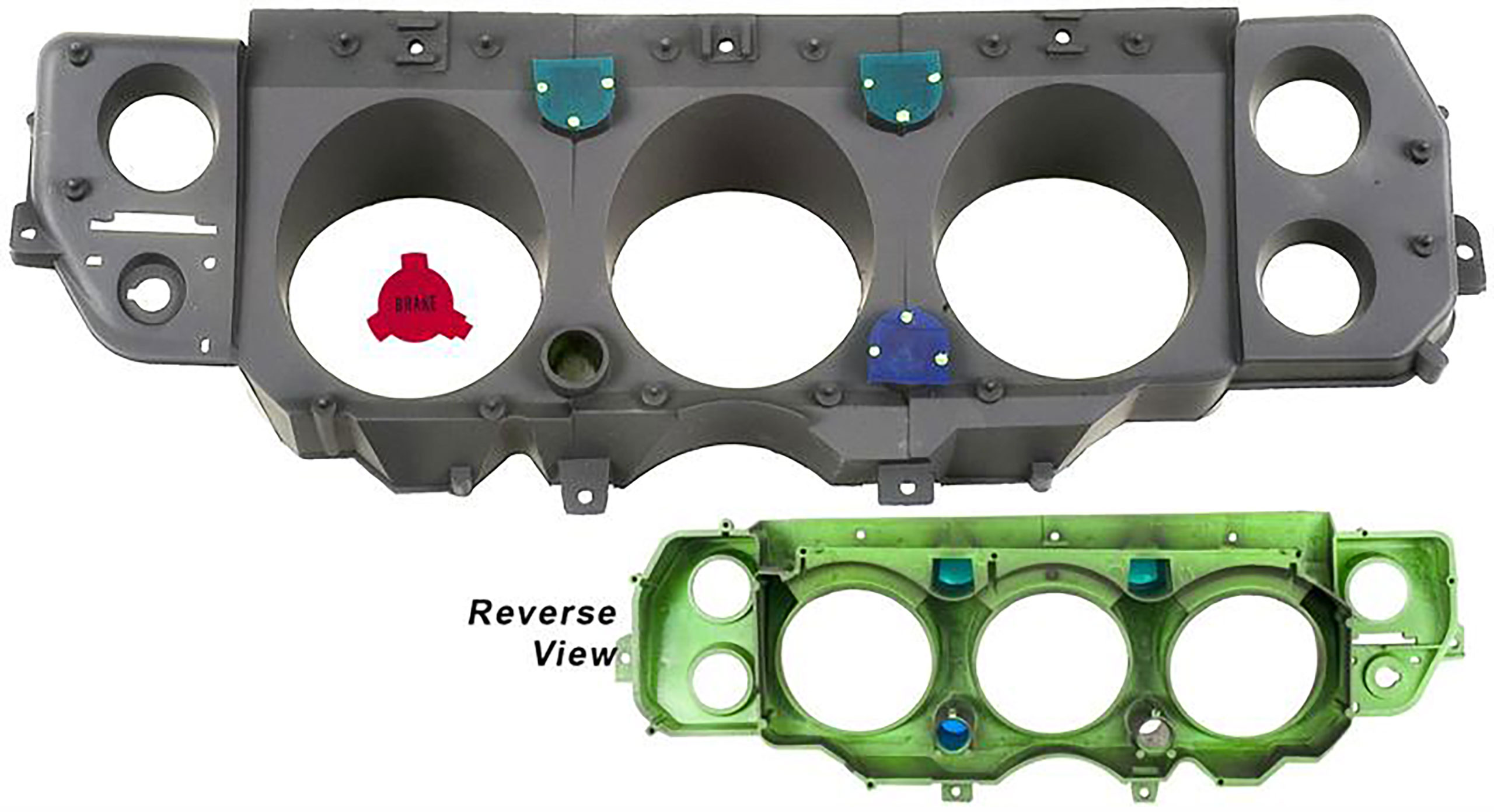 Second Generation 1970 Chevrolet Chevelle Instrument Housing Set - 1452D - Dynacorn