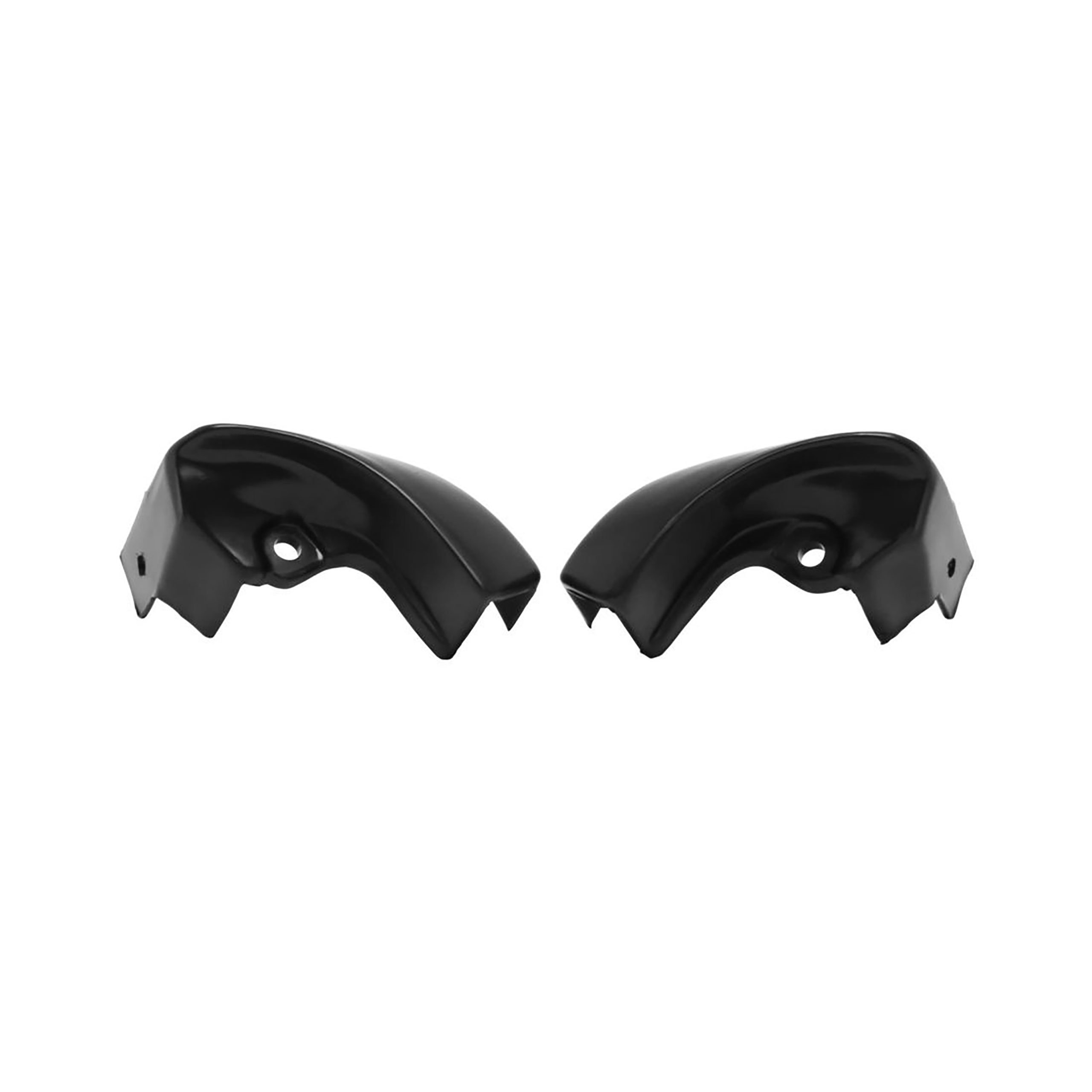 First Generation 1966-1967 Chevrolet Chevelle Black Windlace End Caps - Trim Parts