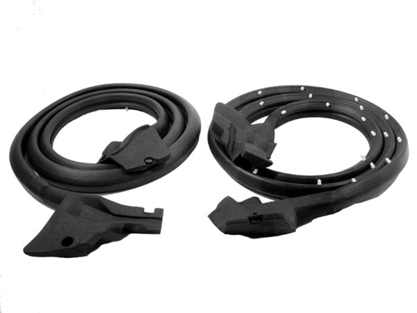 1978-1987 Chevrolet El Camino Molded Door Seals - 2-Door Coupe - Metro Moulded Parts