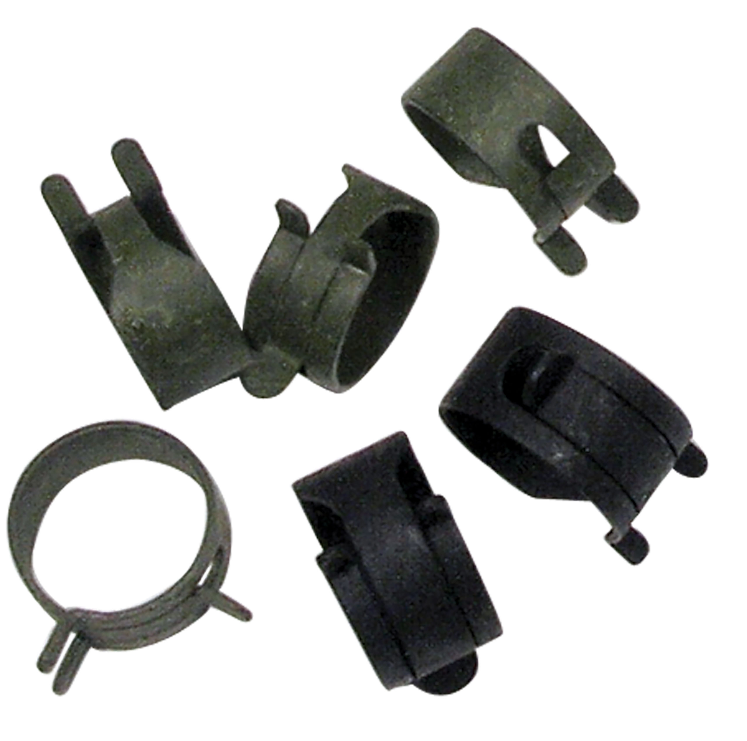 C2 1965 Chevrolet Corvette Fuel Line Hose Clamps. AFB Or Fuel Injection - CA