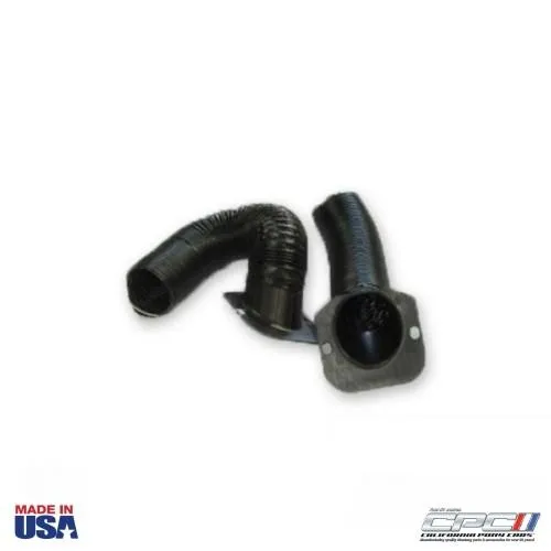 First Generation 1964-1966 Ford Mustang Premium Quality Defroster Hose & Cone Kit, Includes 2 Hoses, 2 Cones & 4 Clips - California Pony Cars