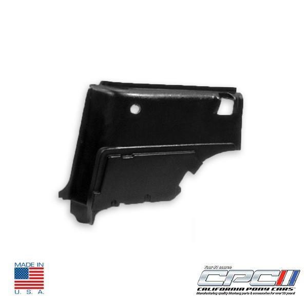 First Generation 1967-1968 Ford Mustang Fastback Interior Qtr Trim Panel, RH Side, Fiberglass Construction - California Pony Cars