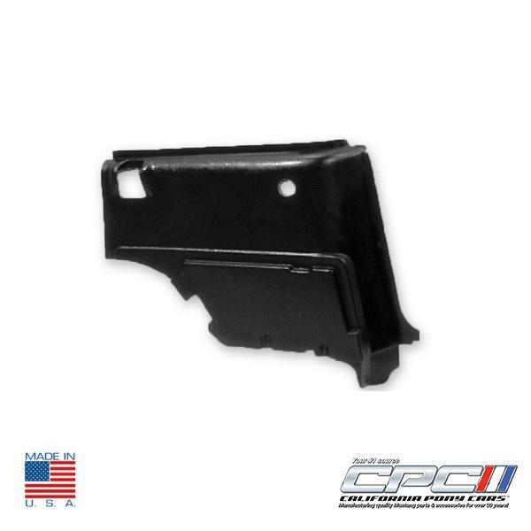 First Generation 1967-1968 Ford Mustang Fastback Interior Rear Quarter Trim Panel, LH Side, Fiberglass Construction - California Pony Cars