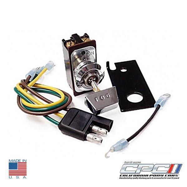 First Generation 1967 Ford Mustang Premium Quality Fog Lamp Switch Assembly - California Pony Cars