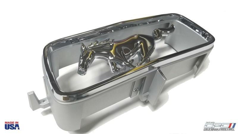 First Generation 1967 Ford Mustang Premium Concours Correct Horse And Corral Assembly, Die Cast, Chromed Plated - California Pony Cars