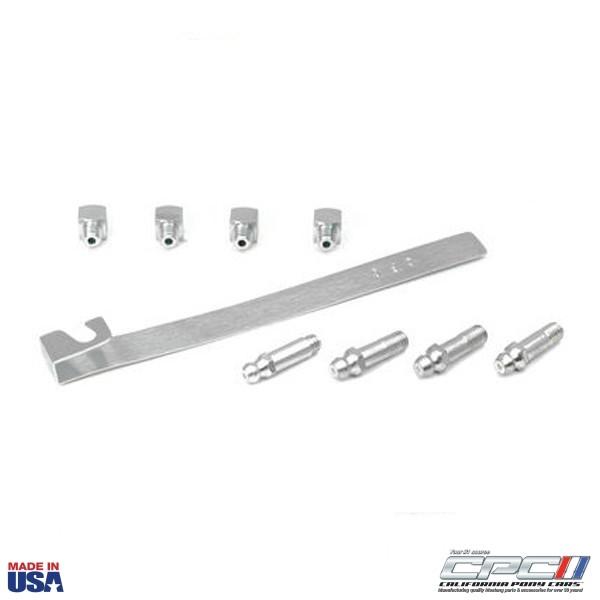 First Generation 1964-1970 Ford Mustang Quality Upper Control Arm Grease Fitting Kit. - California Pony Cars