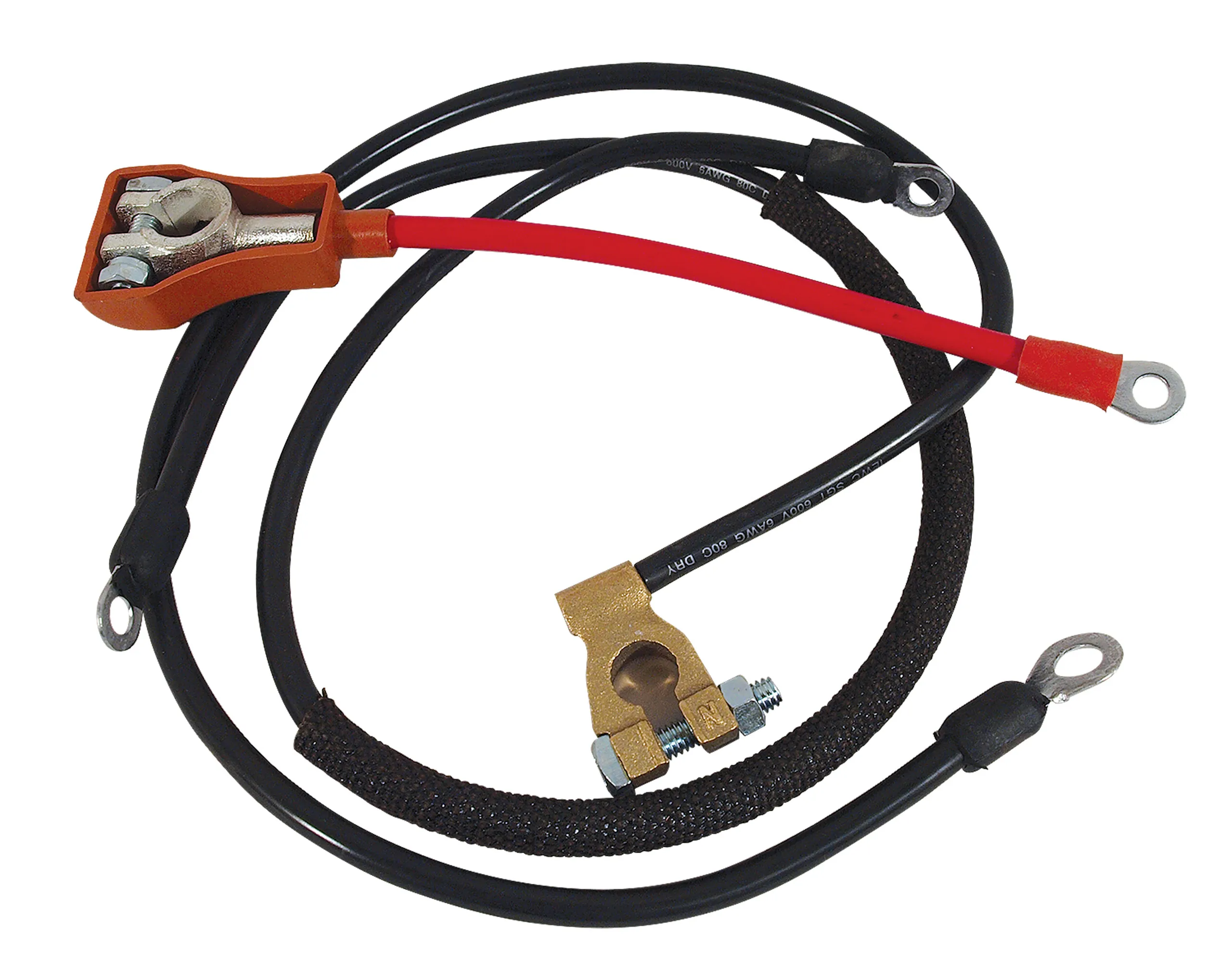 First Generation 1965-1966 Ford Mustang Battery Cables - 8 Cylinder - CA