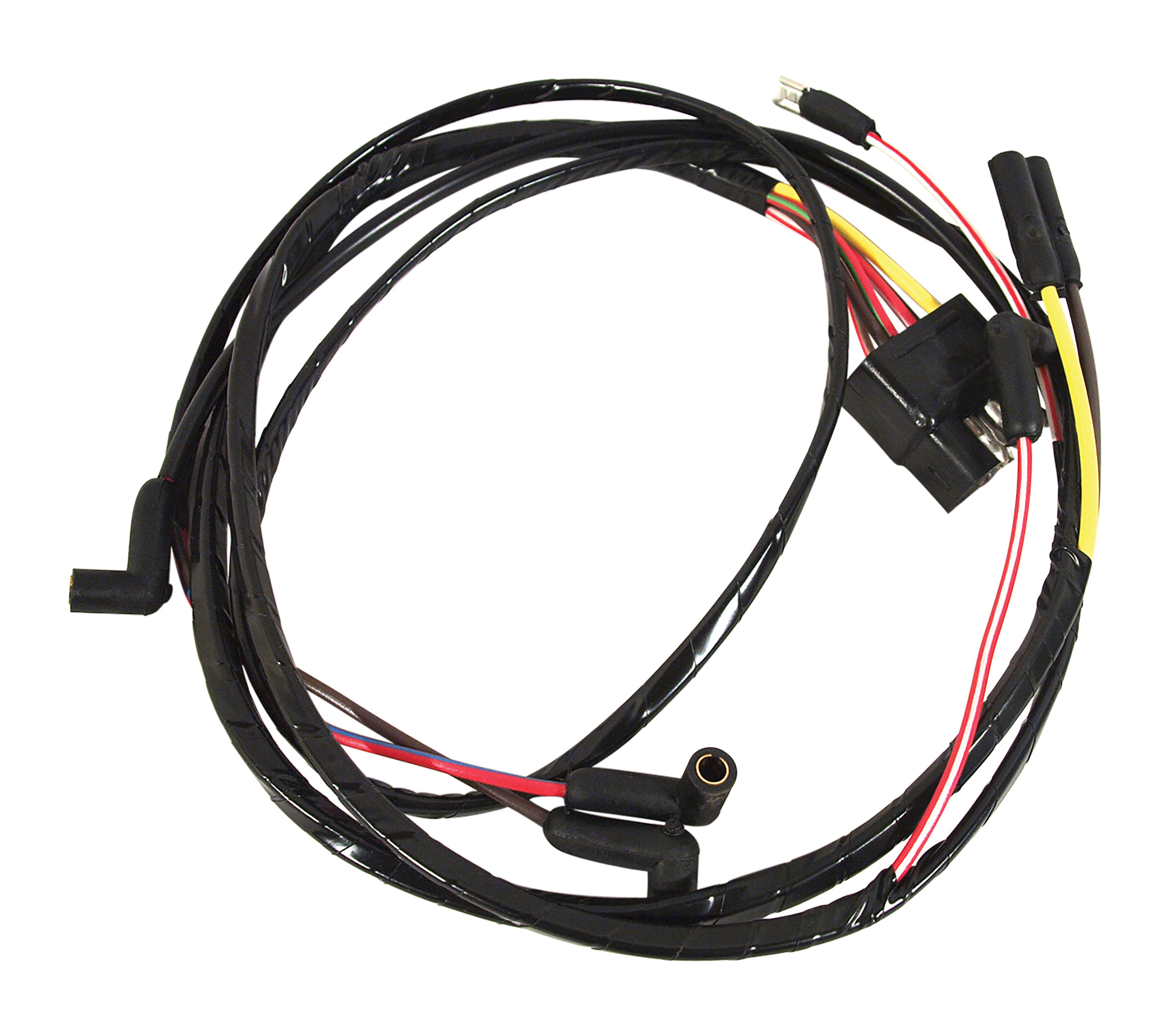 First Generation 1965 Ford Mustang Gauge Feed Harness - 6 Cyl W/Warn Lights W/2 Speed Heater Motor - CA