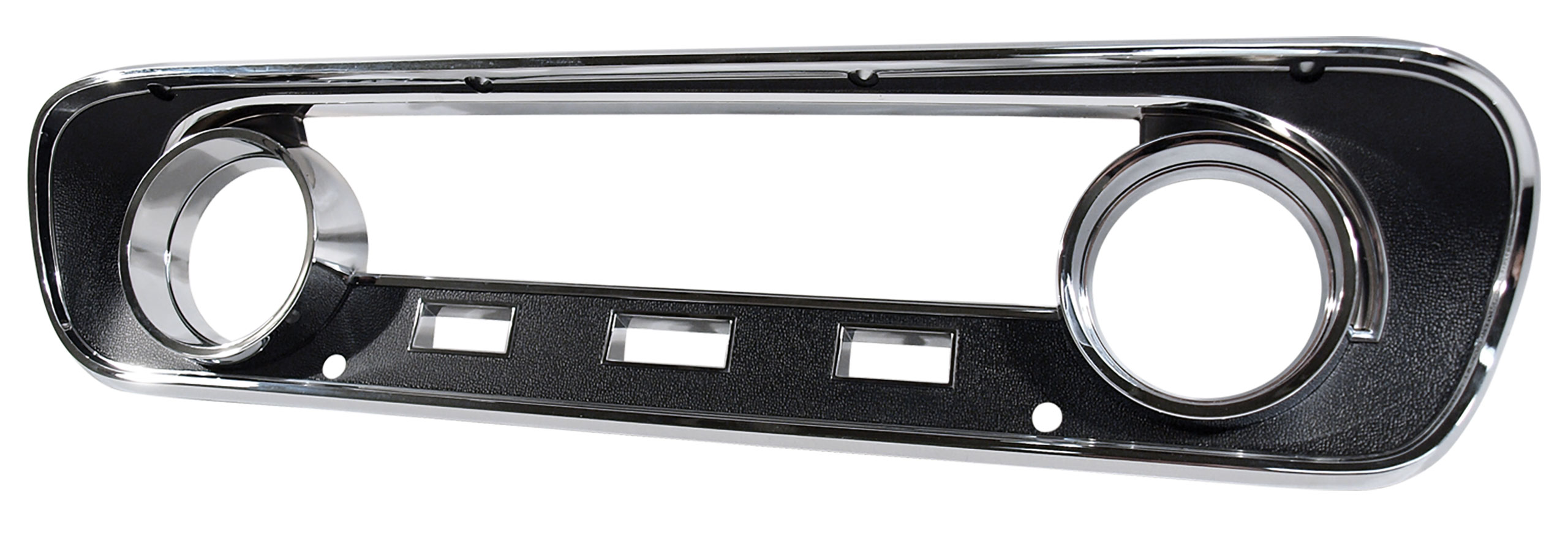 First Generation 1964-1965 Ford Mustang Black Instrument Cluster Bezel W/Camera Case Finish - CA
