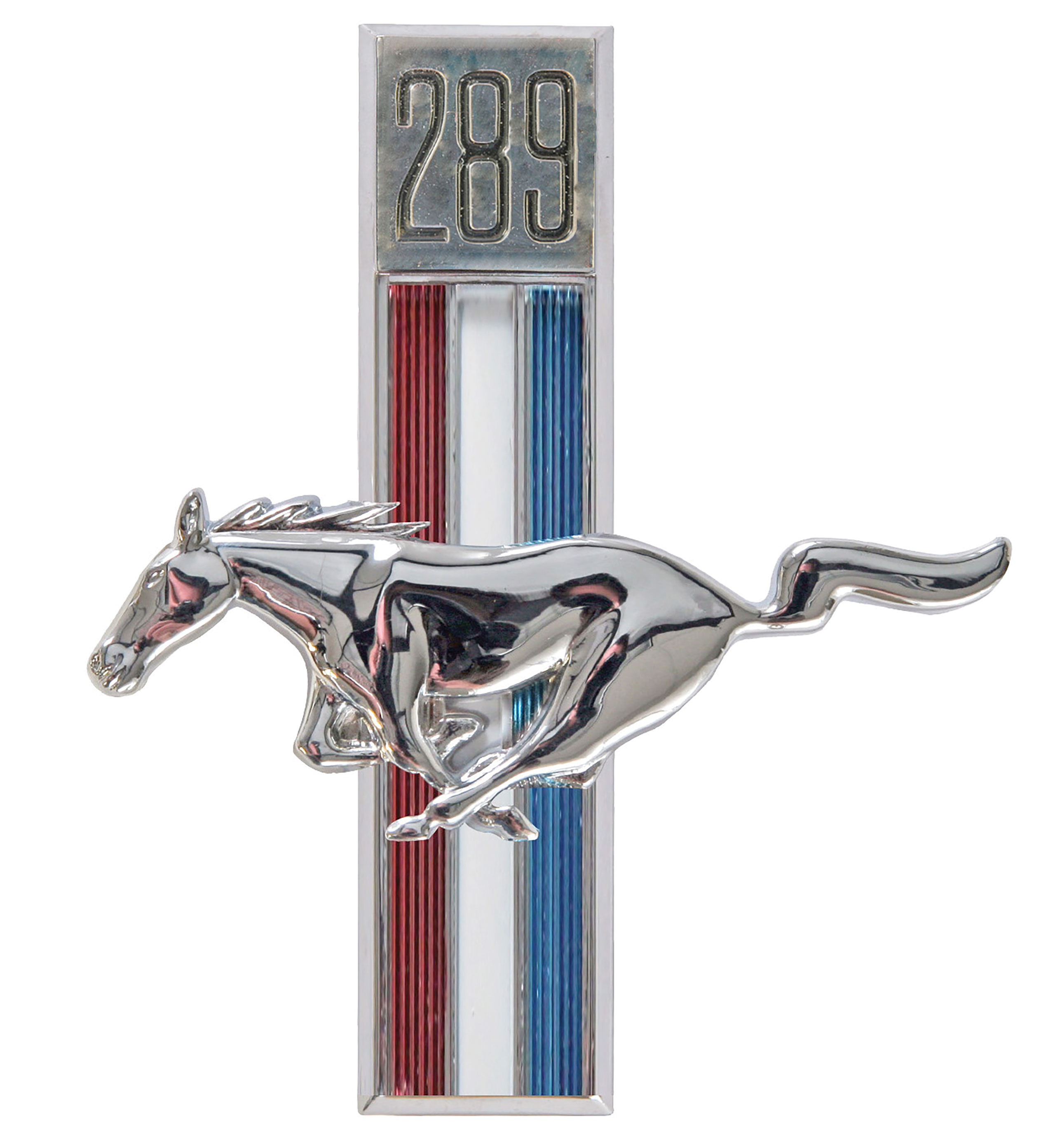 First Generation 1967-1968 Ford Mustang 289 Running Horse Fender Emblem - Left Hand - Scott Drake